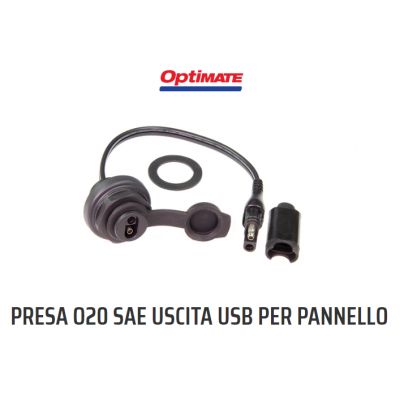 OptiMate O-20 Presa SAE resistente alle intemperie montaggio su pannello frontale