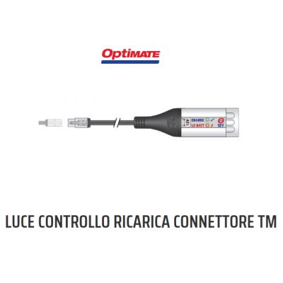OptiMate LED O-121 Luce controllo ricarica con connettore TM