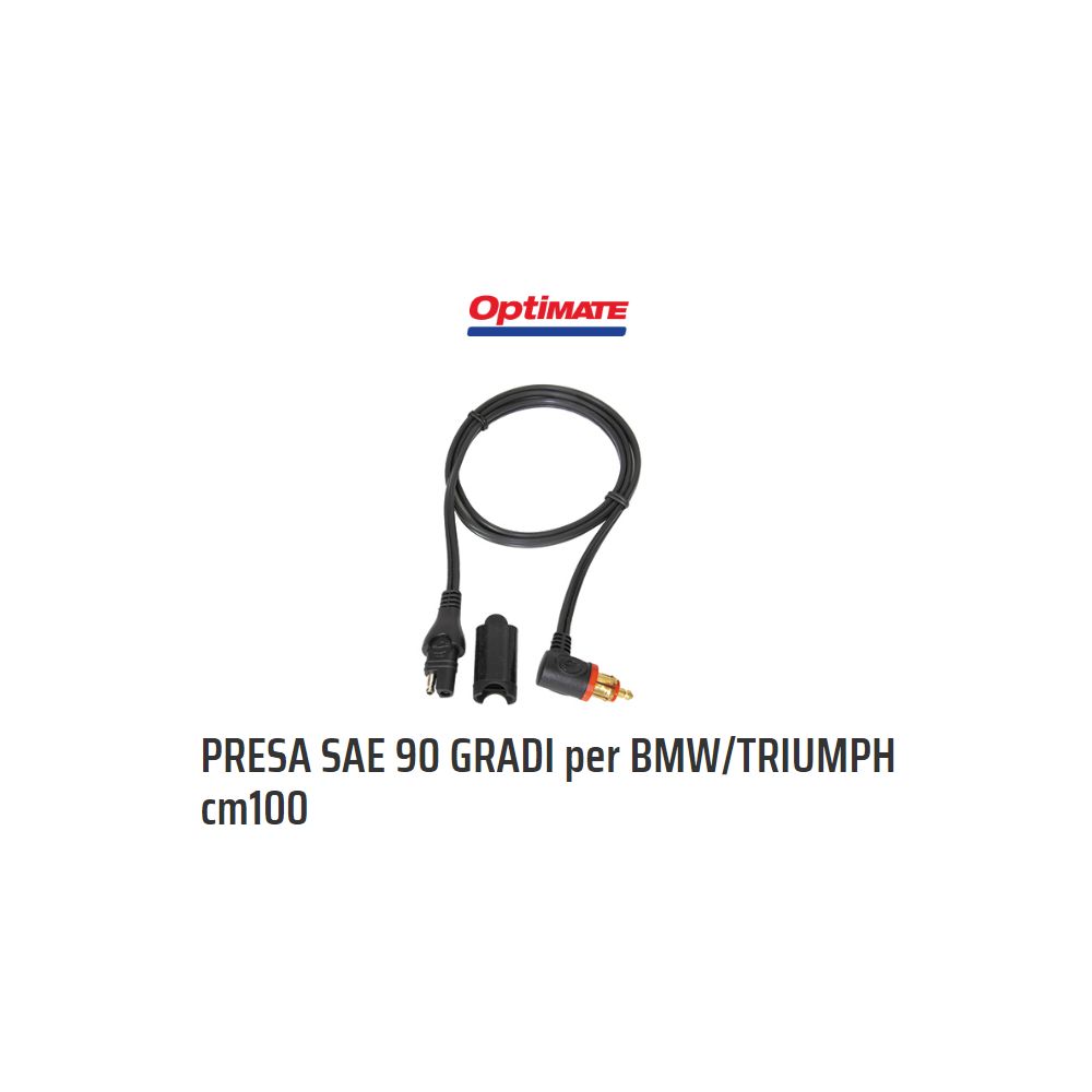 OptiMate O-29 Adattatore prolunga da SAE a spina moto DIN 90°