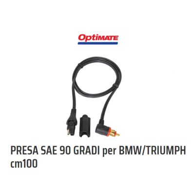 OptiMate O-29 Adattatore prolunga da SAE a spina moto DIN 90°