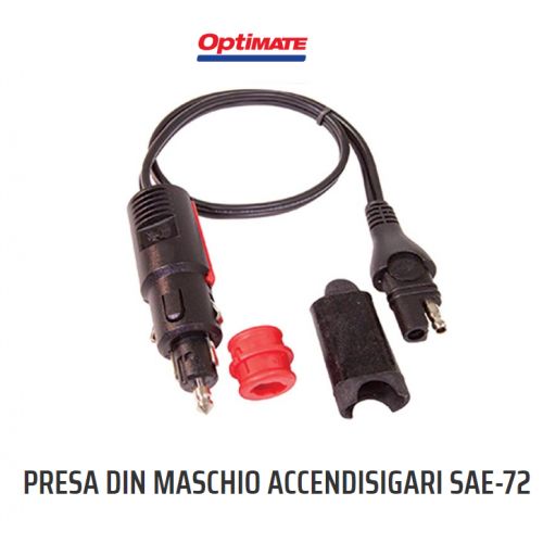 OptiMATE O-02 Adattatore da spina SAE a DIN 21mm per automobile