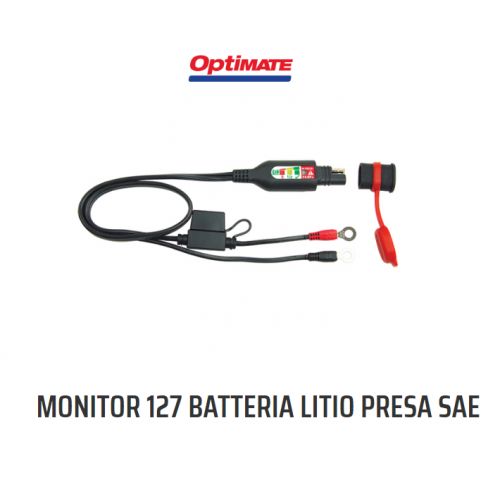 OptiMATE O-127 Connettore monitor della batteria al litio presa SAE