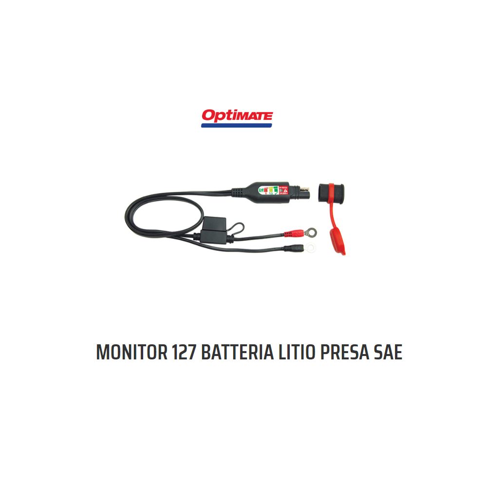 OptiMATE O-127 Connettore monitor della batteria al litio presa SAE