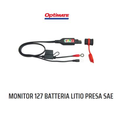 OptiMATE O-127 Connettore monitor della batteria al litio presa SAE