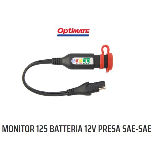 OptiMATE O-125 monitoraggio dello stato della batteria con connettore SAE