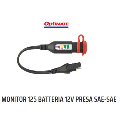 OptiMATE O-125 monitoraggio dello stato della batteria con connettore SAE