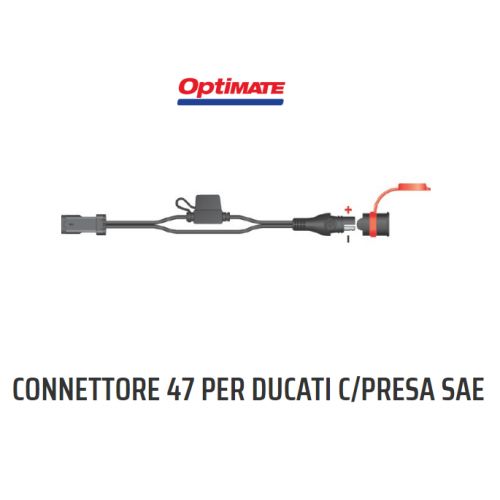 OptiMate O-47 Adattatore da Ducati a SAE