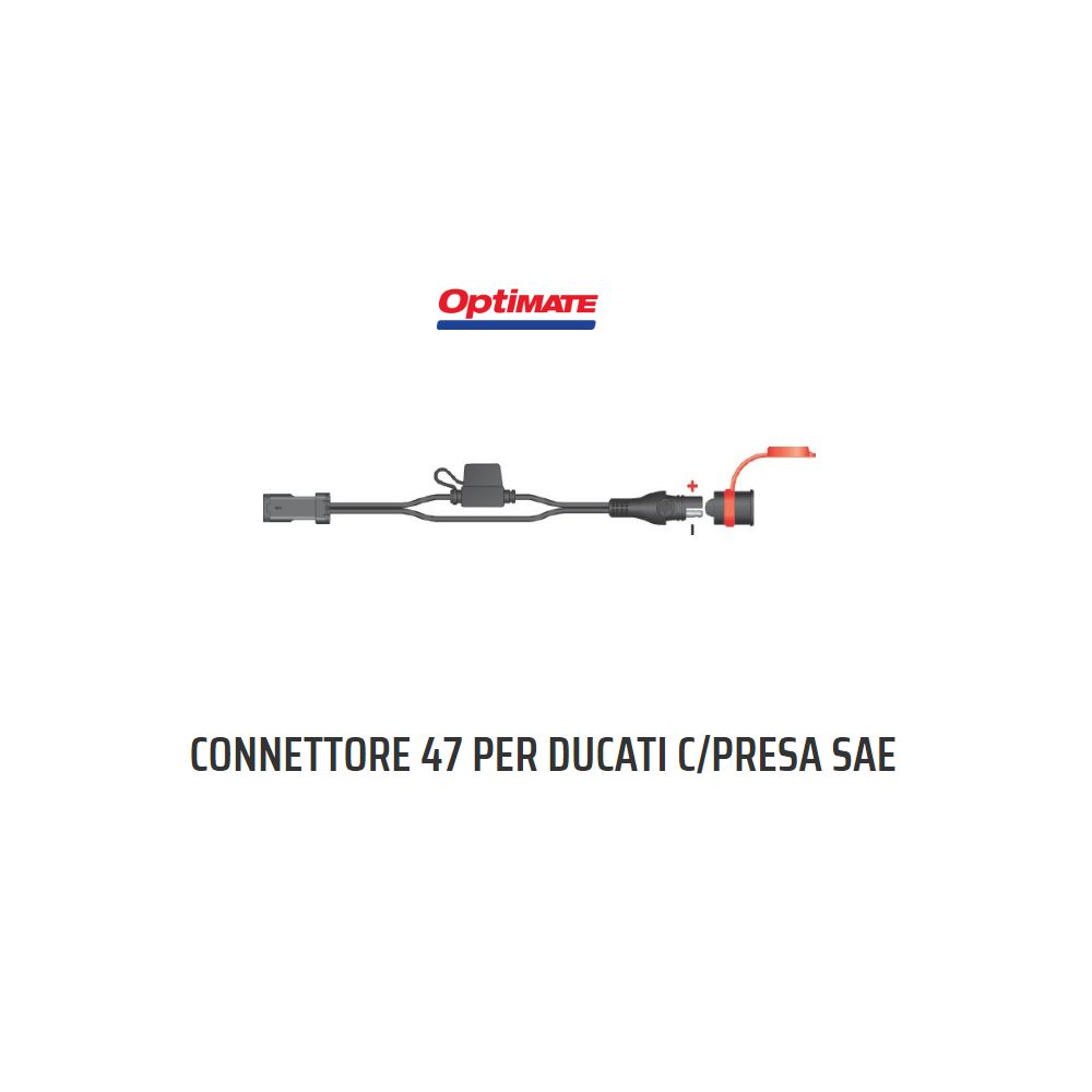 OptiMate O-47 Adattatore da Ducati a SAE