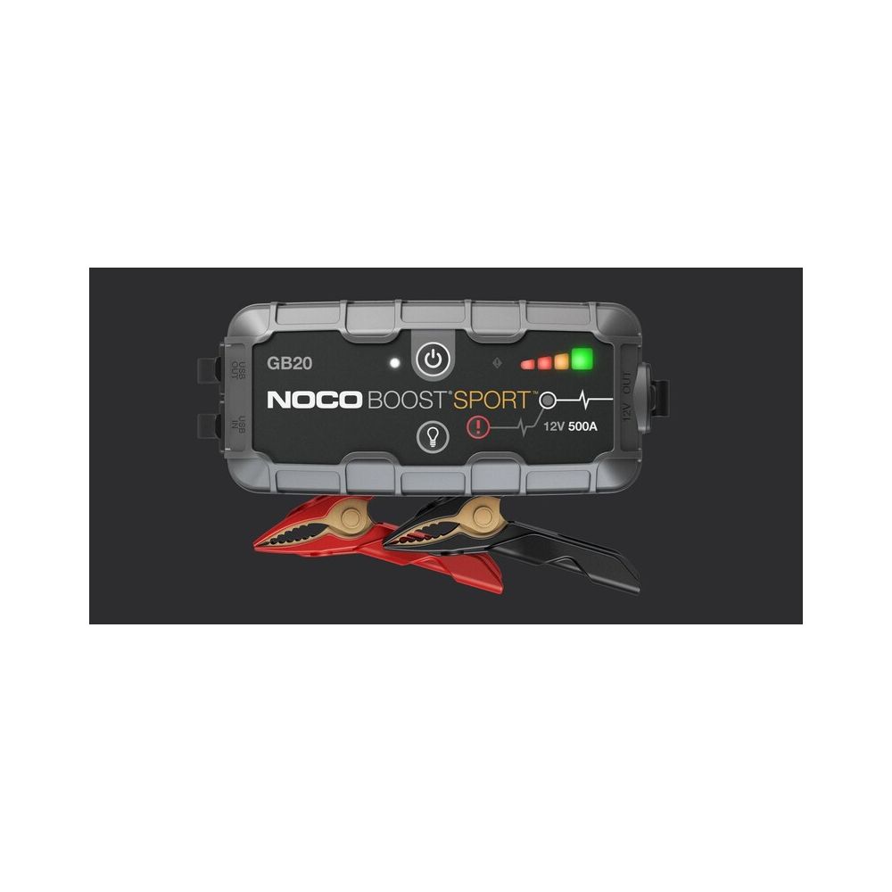 NOCO GB20 Avviatore di emergenza Boost Sport UltraSafe da 12 Volt 500 Ampere