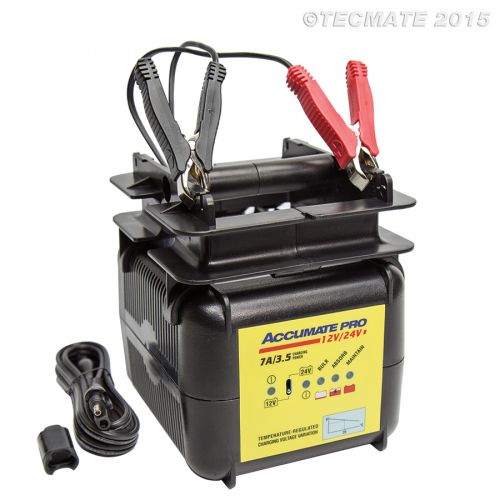 OptiMate Caricabatterie AccuMate Pro 12-24V 12 Volt 7 Ampere / 24 Volt 3.5 Ampere