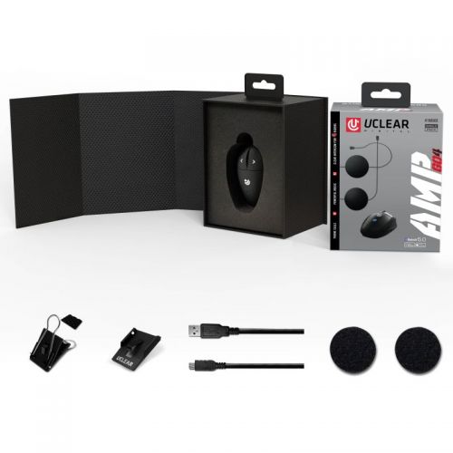 Auricolare interfono Bluetooth 5.0 UCLEAR AMP Go 4  - Kit singolo