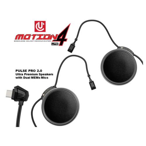 Auricolare interfono Bluetooth 5.0 UCLEAR Motion 4 Lite - Kit singolo