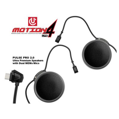 Auricolare interfono Bluetooth 5.0 UCLEAR Motion 4 Lite - Kit singolo