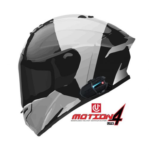 Auricolare interfono Bluetooth 5.0 UCLEAR Motion 4 Lite - Kit singolo