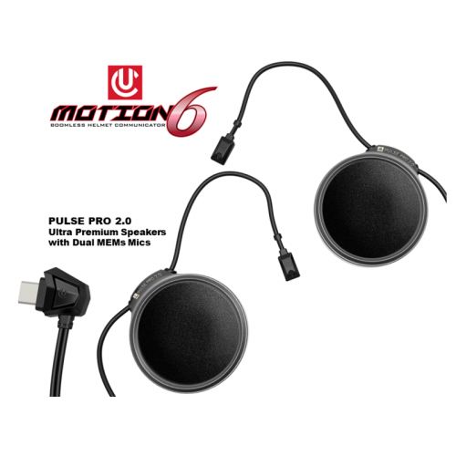 Auricolare interfono Bluetooth 5.0 UCLEAR Motion 6 - Kit singolo