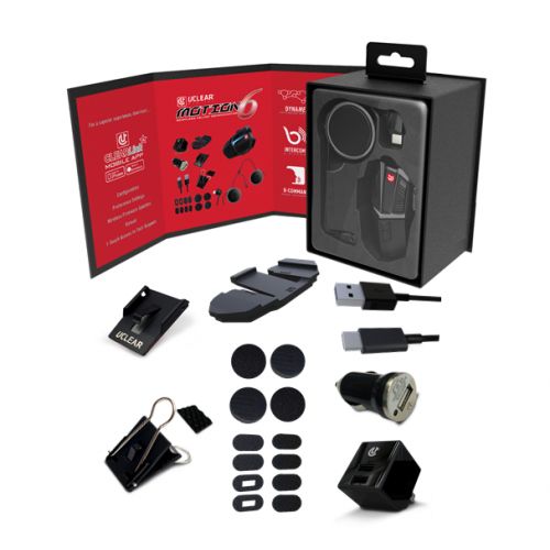 Auricolare interfono Bluetooth 5.0 UCLEAR Motion 6 - Kit singolo