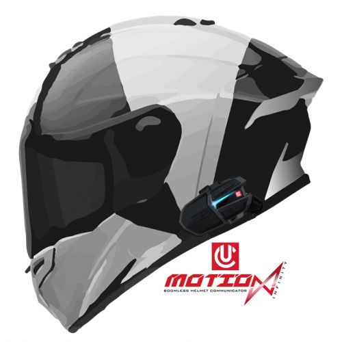 Auricolare interfono Bluetooth 5.0 UCLEAR Motion Infinity - Kit singolo