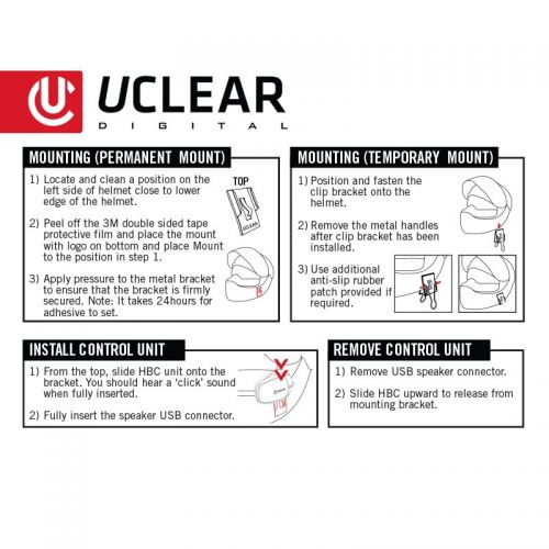 Supporto permanente staffa montaggio per interfono serie HBC, AMP e MOTION UCLEAR
