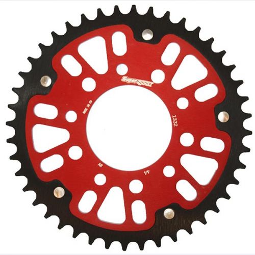 Corona SUPERSPROX STEALTH RST-1332 Passo 525 con 44 denti rosso