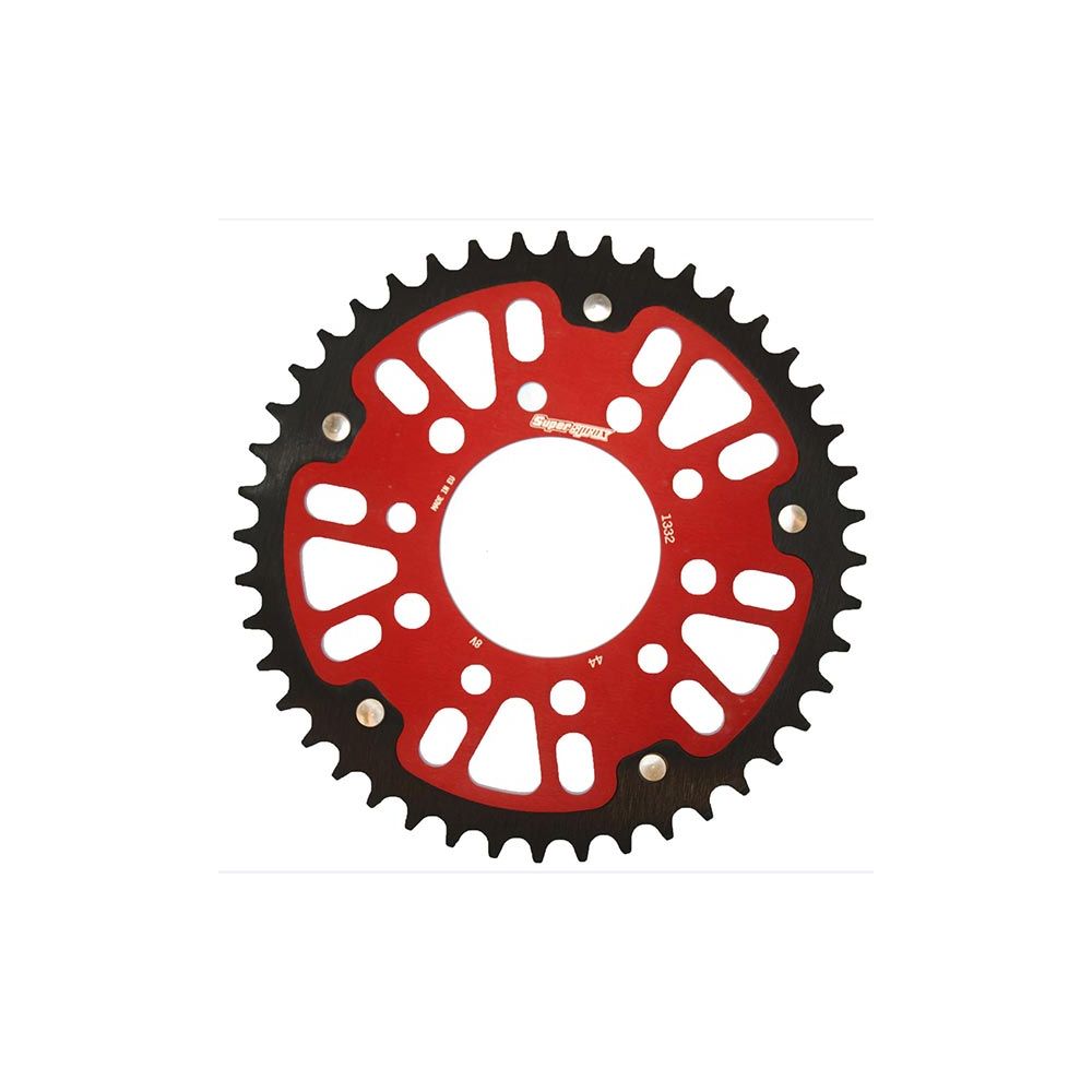 Corona SUPERSPROX STEALTH RST-1332 Passo 525 con 44 denti rosso