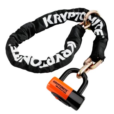 Catena KRYPTONITE NEW YORK CINCH RING 130 cm con Lucchetto Bloccadisco EVOLUTION