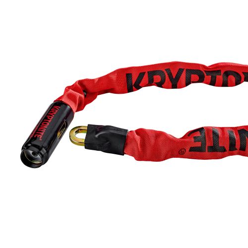 Catena KRYPTONITE KEEPER COLOR SERIES RED 85 cm con Lucchetto integrato