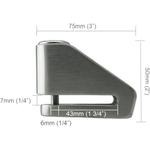 Lucchetto Bloccadisco XENA X1 Pushdown Locking