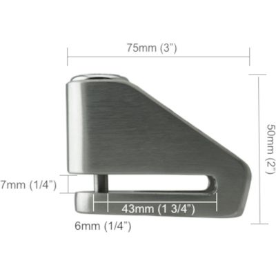Lucchetto Bloccadisco XENA X1 Pushdown Locking