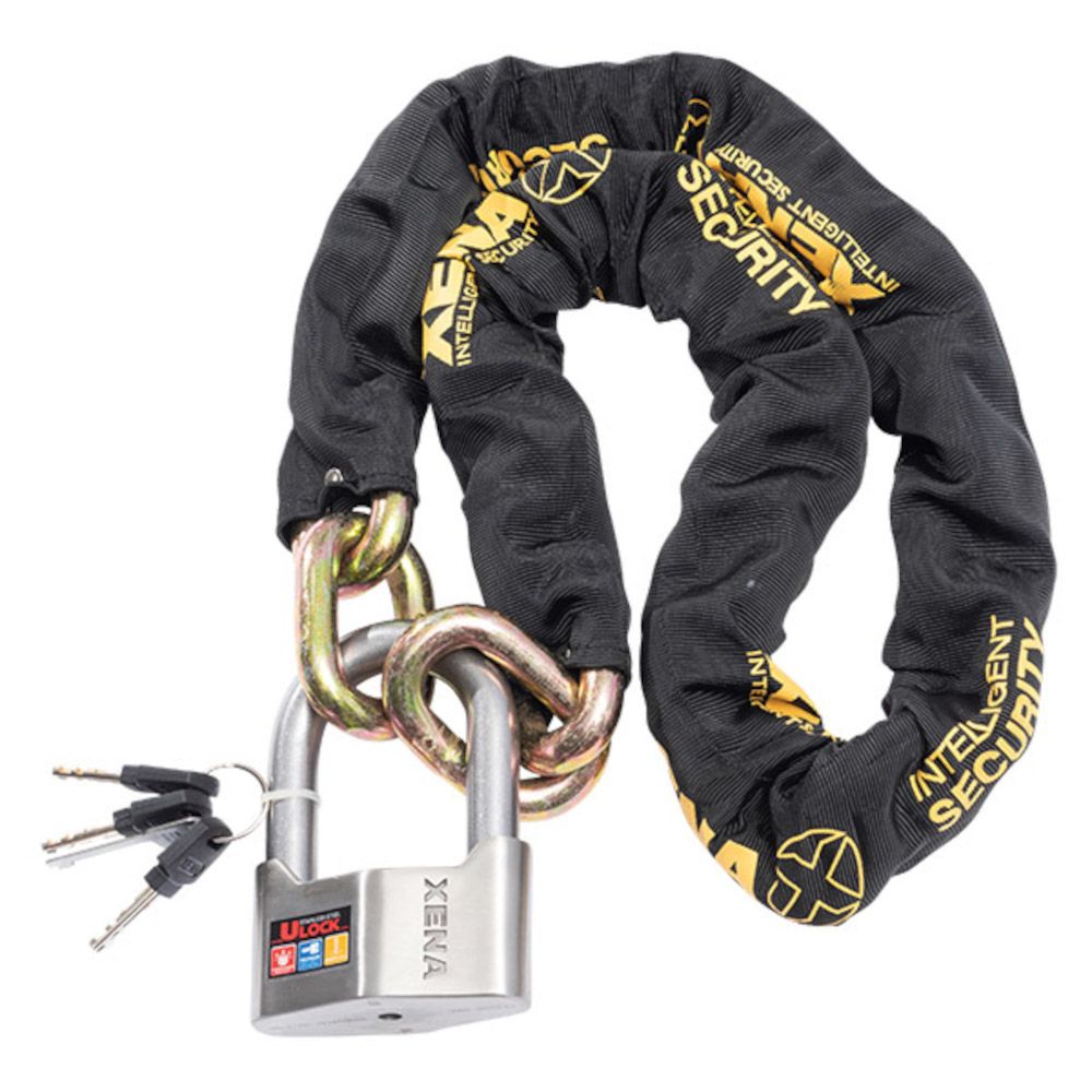 Catena 120 cm XENA XC14 Maglia rotonda 14 mm con Lucchetto XSU69