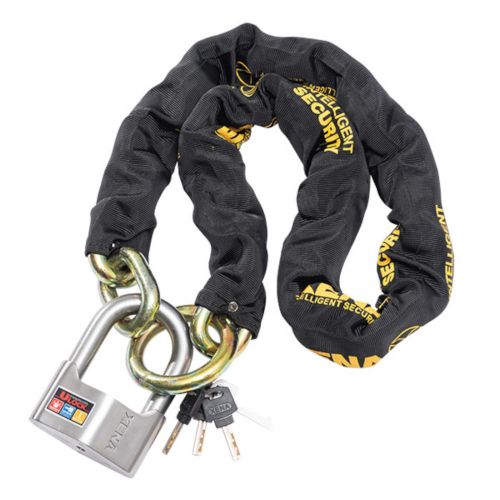 Catena con Occhiello 120 cm XENA XC14L Maglia rotonda 14 mm con Lucchetto XSU69