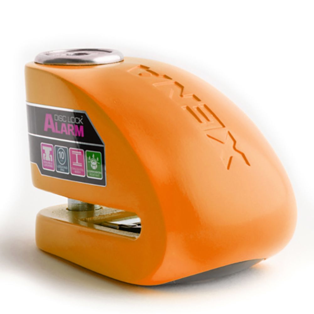 Lucchetto Bloccadisco con Allarme XENA XX10 ARANCIONE