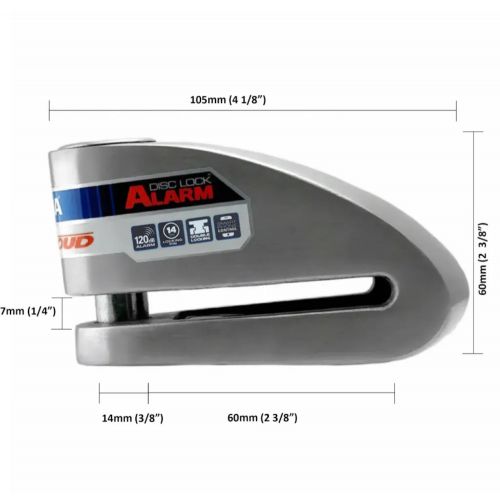 Lucchetto Bloccadisco con Allarme XENA XX15 BLE