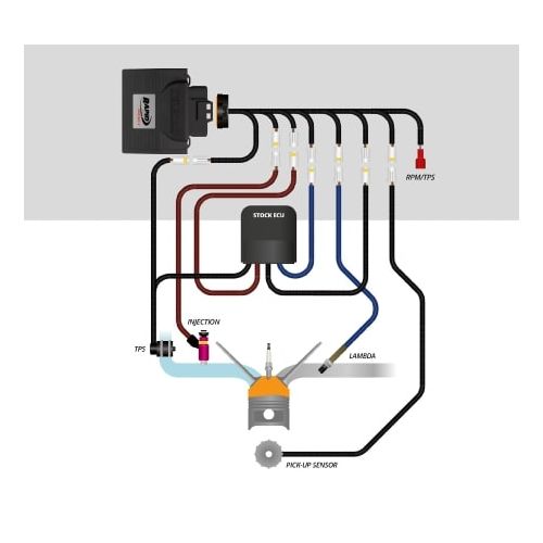 Kit Centralina RAPID BIKE RACING 2 con Cablaggio specifico per YAMAHA MT-09 2021 / 2025
