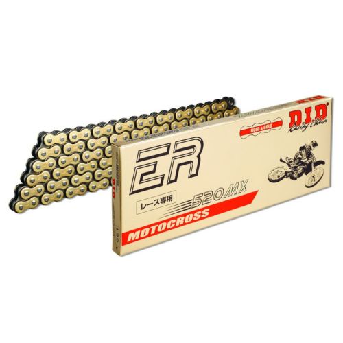 Catena DID 520MX con 116 maglie oro con giunto a clip RJ