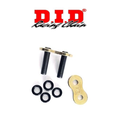 Maglia di giunzione a rivetto ZJ per Catena DID 520 MX oro-nero