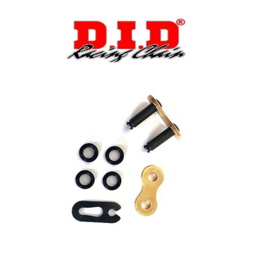 Maglia di giunzione a clip FJ per Catena DID 525 VX3 oro-nero