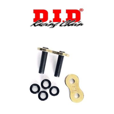 Maglia di giunzione a rivetto ZJ per Catena DID 525 VX3 oro-nero