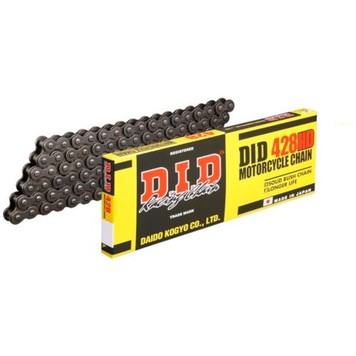 Catena DID 428HD con 60 maglie acciaio con giunto a clip RJ