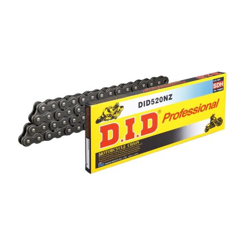 Catena DID 520NZ con 100 maglie acciaio con giunto a clip FJ