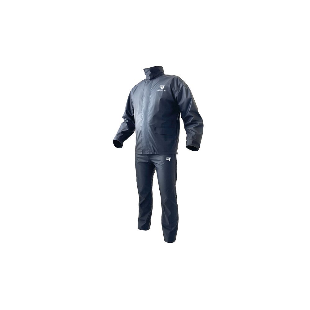 Completo antipioggia Mototec Perfect Dry Nero (Giacca e Pantaloni)