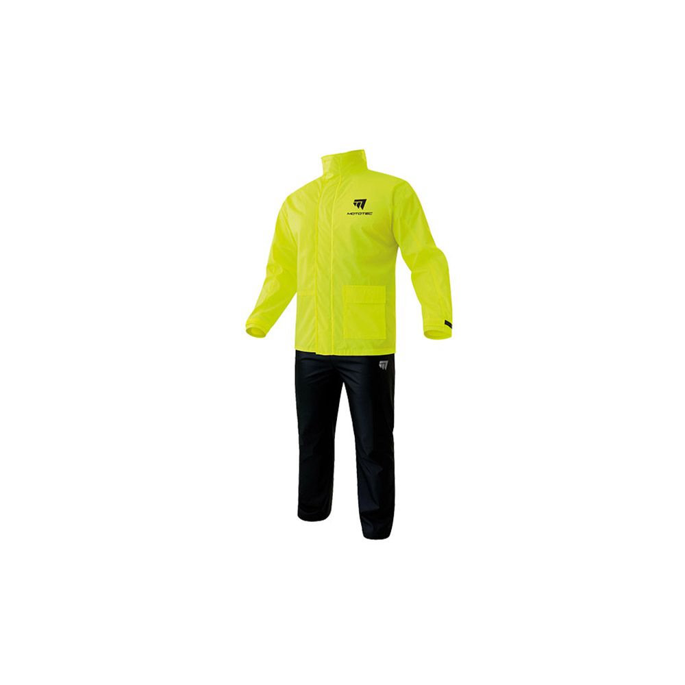 Completo antipioggia Mototec Perfect Dry Fluo (Giacca e Pantaloni)