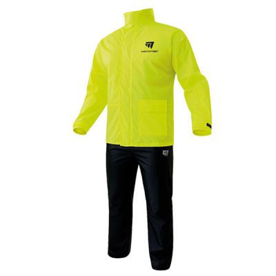 Completo antipioggia Mototec Perfect Dry Fluo (Giacca e Pantaloni)