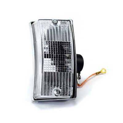 Freccia Indicatore di direzione anteriore sinistro trasparente SIEM per Piaggio VESPA PX 125 / 150 / 200 2001 / 2015