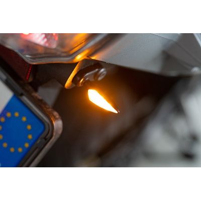 KELLERMANN RHOMBUS S DARK indicatore di direzione a led nero con vetro fumè anteriore sinistro / posteriore destro