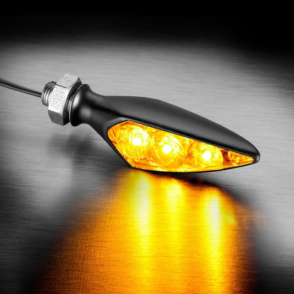 KELLERMANN RHOMBUS S EXTREME indicatore di direzione a led nero anteriore destro / posteriore sinistro