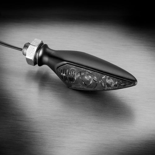 KELLERMANN RHOMBUS S DARK indicatore di direzione a led nero con vetro fumè anteriore destro / posteriore sinistro