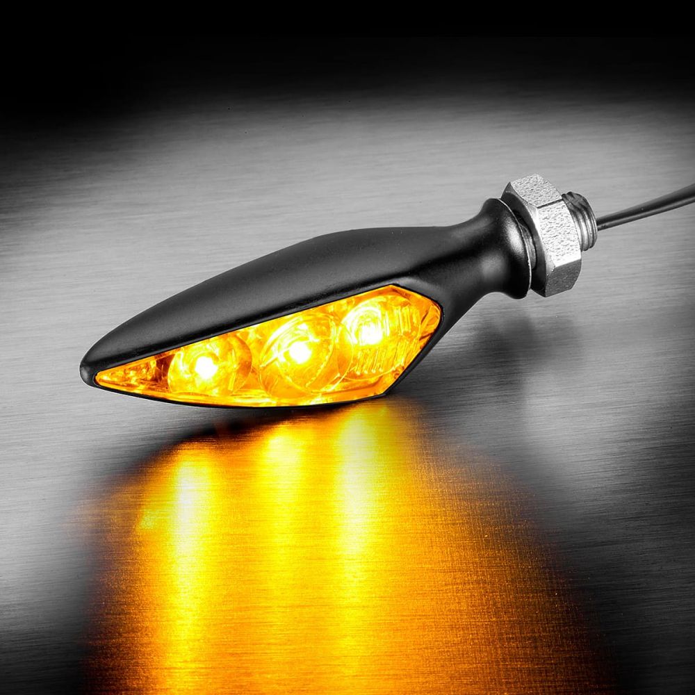 KELLERMANN RHOMBUS S EXTREME indicatore di direzione a led nero anteriore sinistro / posteriore destro