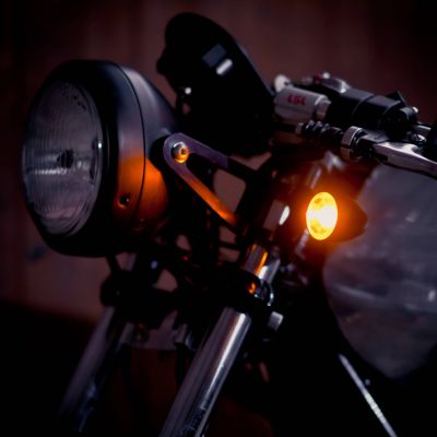 KELLERMANN BULLET 1000 DARK indicatore di direzione a led nero con vetro fumè