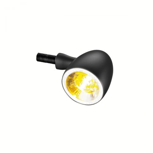KELLERMANN BULLET 1000 PL WHITE indicatore di direzione a led nero anteriore con luce di posizione