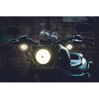 KELLERMANN BULLET 1000 PL WHITE indicatore di direzione a led nero anteriore con luce di posizione
